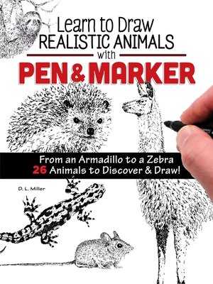 cover image of Learn to Draw Realistic Animals with Pen & Marker